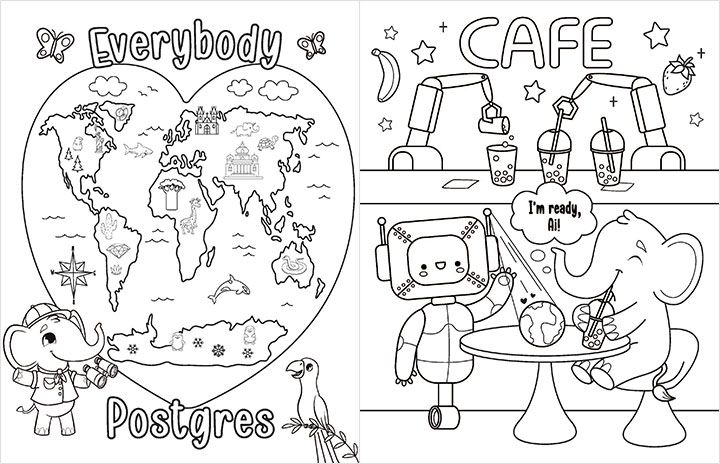 Figure 2: first and last pages of activity book