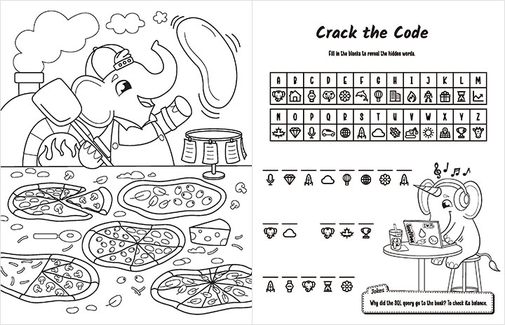 Figure 6: 4th spread of activity book